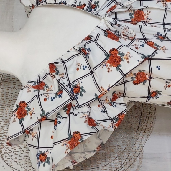 New Zara Flutter Sleeves Dress Size L - Picture 4 of 11